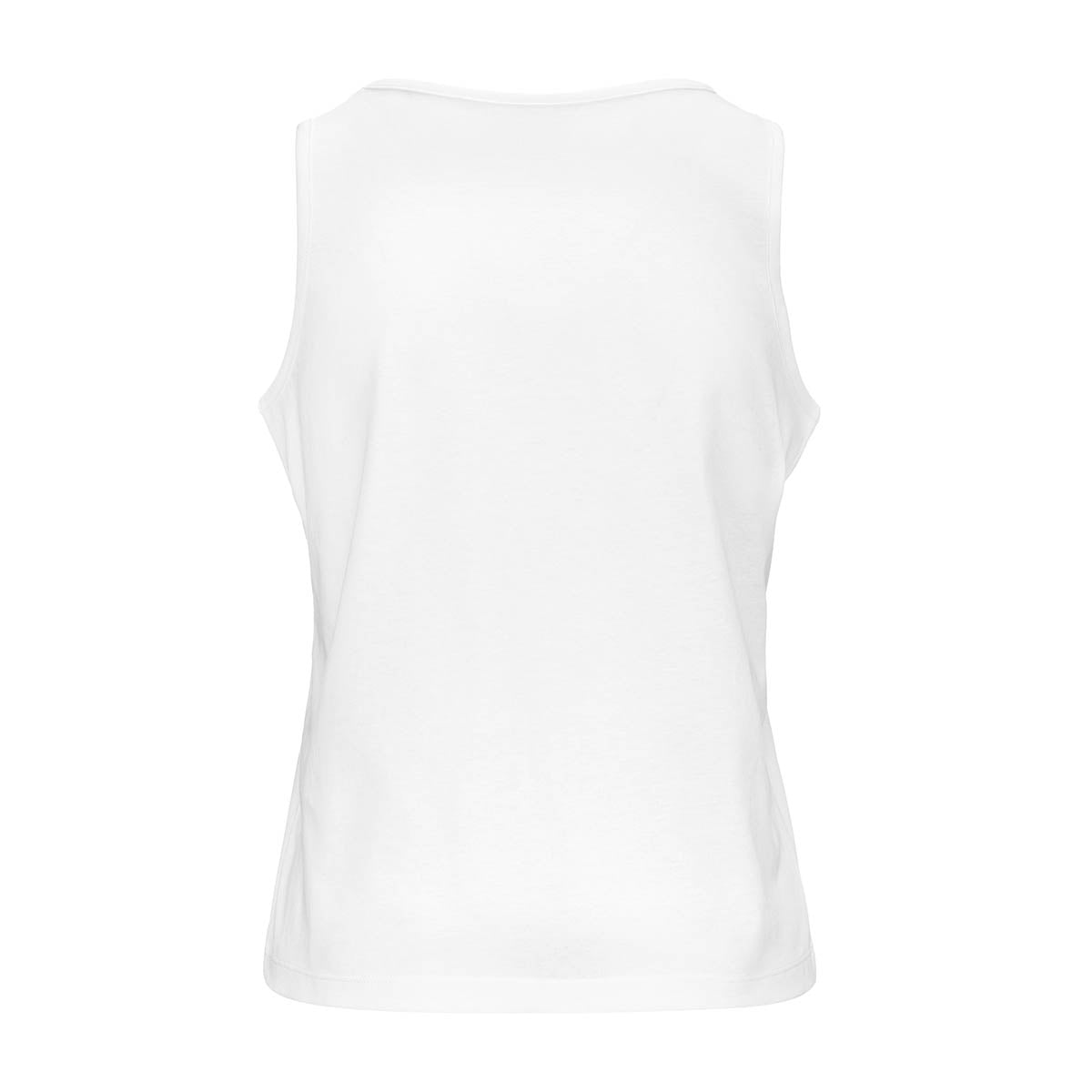 Camiseta Sin Mangas Con Logo Fria Blanco Mujer