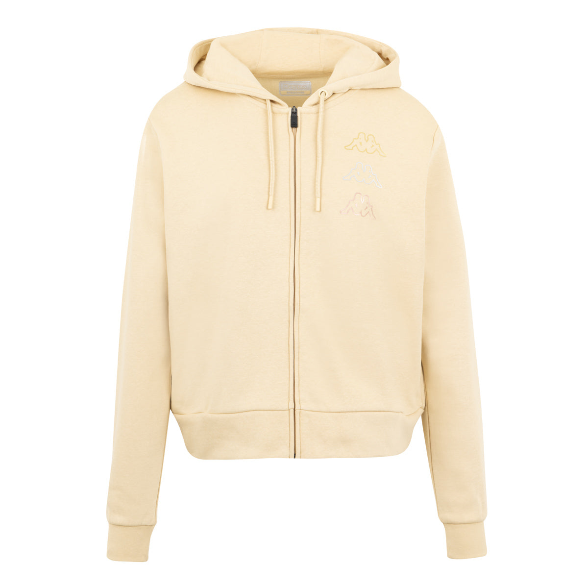 Sudadera Logo Kiami Beige Mujer