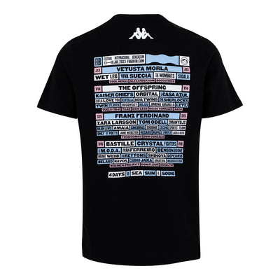 Camiseta Line Up Festival FIB 2023 Negro Unisex