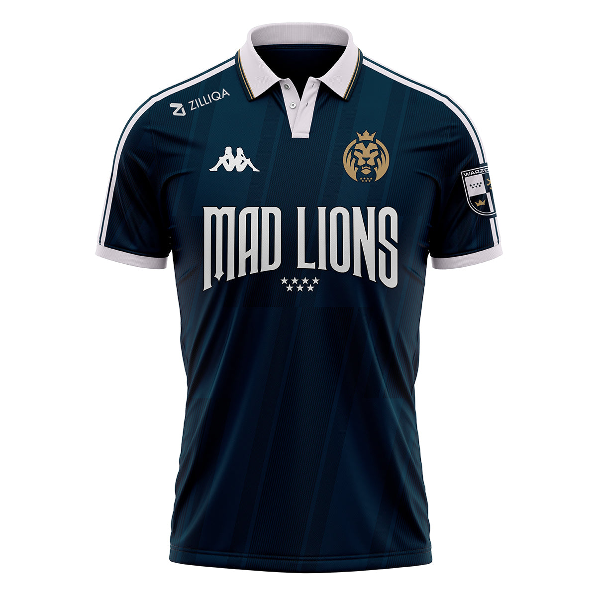 Camiseta de juego Mad Lions Kombat Azul Unisex