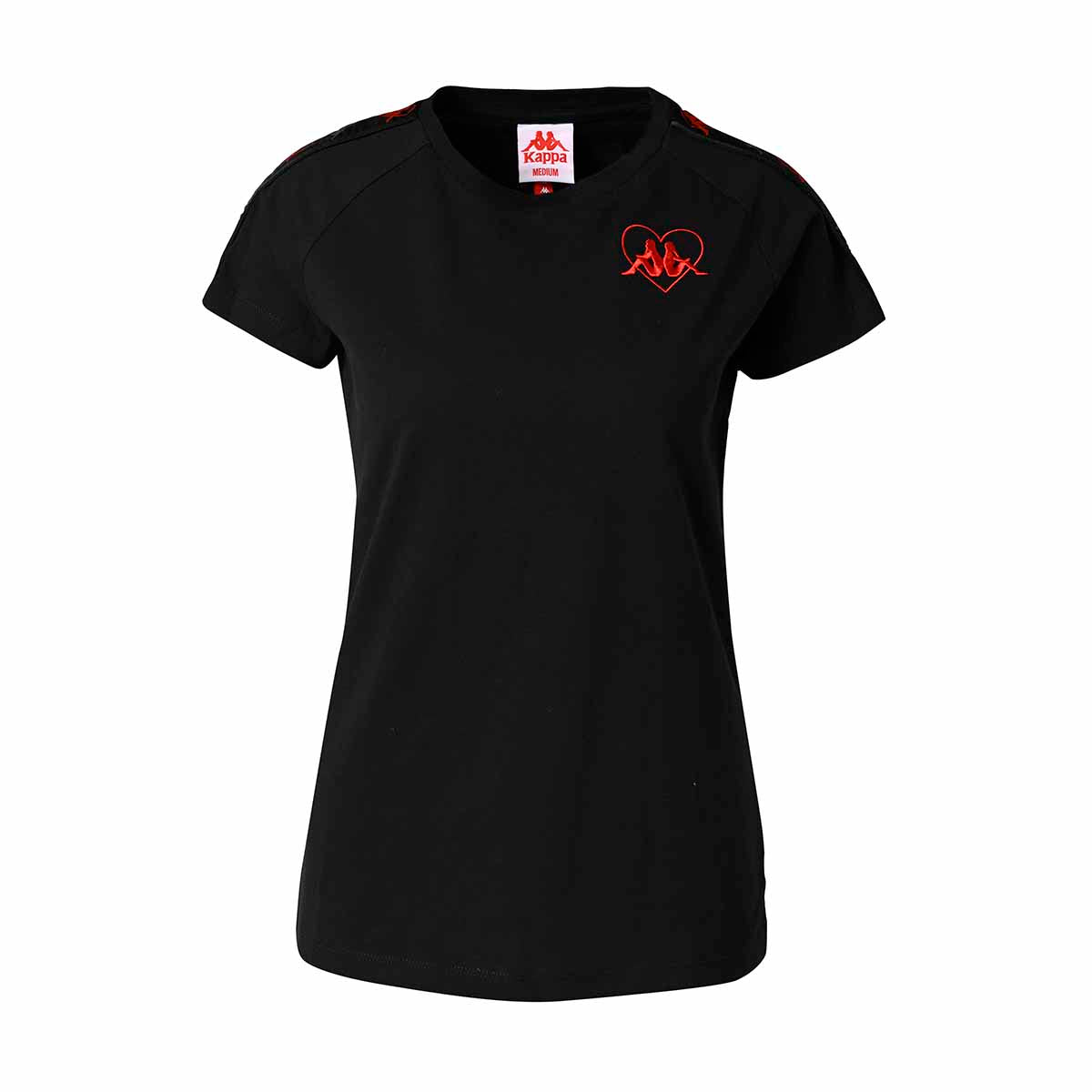 Camiseta Authentic Lina Negro Mujer