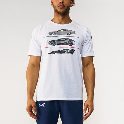 Camiseta Argla Alpine F1 Blanco Niño