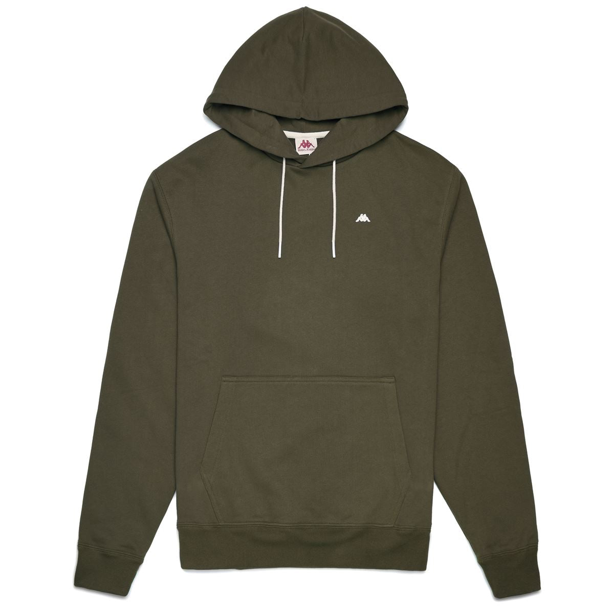 Robe di Kappa Hoodie Gramys Vert kaki devant